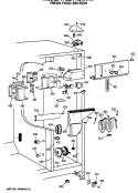 FRESH FOOD SECTION Diagram and Parts List for TFG27PRSMWW  General Electric Refrigerator