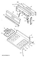 Part Location Diagram of WB31K0009 GE USE GEH WB31K9