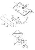Section Diagram and Parts List for JGBS04PR4  General Electric Range