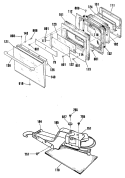Section Diagram and Parts List for ZEK736GP4BG  General Electric Wall Oven