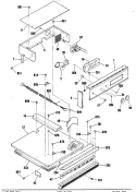 Section Diagram and Parts List for JRP24GT1BB  General Electric Wall Oven