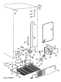 Section Diagram and Parts List for TFG27PFTCBB  General Electric Refrigerator