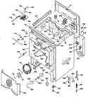 Section Diagram and Parts List for JBP90GS2  General Electric Range