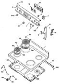 Part Location Diagram of WB27X5566 GE FACEPLATE (ALMOND)