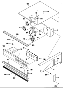 Section Diagram and Parts List for ZEK757WP4WG  General Electric Wall Oven