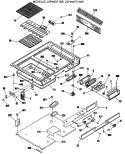 Part Location Diagram of WB31K5032 GE AIR INTAKE GRILL