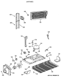 UNIT PARTS Diagram and Parts List for TBE22PASRRAA  General Electric Refrigerator