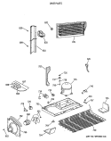 UNIT PARTS Diagram and Parts List for TBE21JATMRAD  General Electric Refrigerator