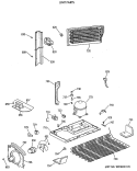 UNIT PARTS Diagram and Parts List for TBE21JATNRAD  General Electric Refrigerator
