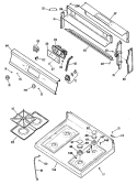 Section Diagram and Parts List for JGBP32AES3  General Electric Range