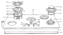 BLOWER Diagram and Parts List for ZGU661ES2WG  General Electric Cooktop
