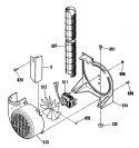 Section Diagram and Parts List for JCSP38GT1BB  General Electric Range
