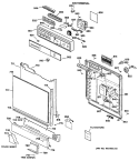 Part Location Diagram of WD13X0071 GE USE GEH WD13X71