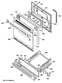 Section Diagram and Parts List for JGSS05GEV1BB  General Electric Range