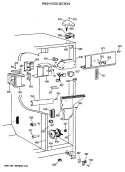FRESH FOOD SECTION Diagram and Parts List for TFG24PAVAWW  General Electric Refrigerator