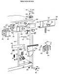 FRESH FOOD SECTION Diagram and Parts List for TFG24PRVABB  General Electric Refrigerator