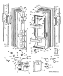 Part Location Diagram of WR17X3955 GE NAMEPLATE RECESS WHITE