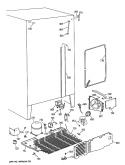 Section Diagram and Parts List for TFH22JWXAAA  General Electric Refrigerator