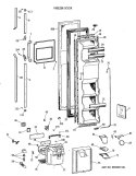 Part Location Diagram of WR17X3960 GE NAMEPLATE RECESS AD