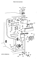 Part Location Diagram of WR23X0434 GE USE GEH WR23X434