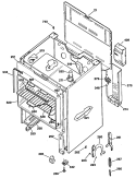 Section Diagram and Parts List for JBS03V1  General Electric Range