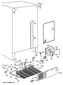 Section Diagram and Parts List for TFX24PAXAAA  General Electric Refrigerator
