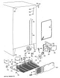 Section Diagram and Parts List for TFX27PRXABB  General Electric Refrigerator