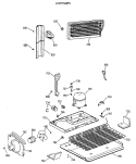 UNIT PARTS Diagram and Parts List for TBG24JAXDRWW  General Electric Refrigerator