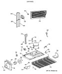 UNIT PARTS Diagram and Parts List for TBX18JAXCRAA  General Electric Refrigerator
