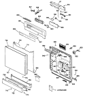 Part Location Diagram of WD06X0245 GE USE GEH WD6X245