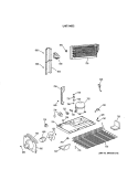 UNIT PARTS Diagram and Parts List for TBX19JATCRWW  General Electric Refrigerator