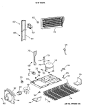 UNIT PARTS Diagram and Parts List for TBX18DAXERWW  General Electric Refrigerator