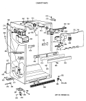 CABINET PARTS Diagram and Parts List for TBX18JIXERAA  General Electric Refrigerator