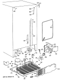 Section Diagram and Parts List for TFG20JRXAWW  General Electric Refrigerator