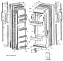 Part Location Diagram of WR12X1015 GE INSERT NAMEPLATE White