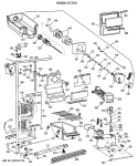 Part Location Diagram of WR38X2156 GE TRIM SHELF WIRE