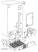 Section Diagram and Parts List for TFG27PFXABB  General Electric Refrigerator