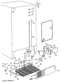 Section Diagram and Parts List for TPX21BRXAAA  General Electric Refrigerator