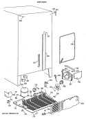 UNIT PARTS Diagram and Parts List for TFK20JAXAAA  General Electric Refrigerator