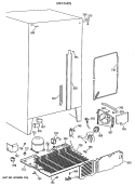 UNIT PARTS Diagram and Parts List for TFK22JAXAAA  General Electric Refrigerator