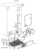 UNIT PARTS Diagram and Parts List for TFK24PRXAAA  General Electric Refrigerator
