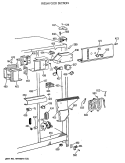 FRESH FOOD SECTION Diagram and Parts List for TFK27PFXABB  General Electric Refrigerator