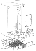 UNIT PARTS Diagram and Parts List for TFK27ZFXAAA  General Electric Refrigerator