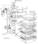 Part Location Diagram of WR17X4115 GE SHIELD LIGHT Assembly FF