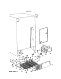 UNIT PARTS Diagram and Parts List for TFT22JAXAWW  General Electric Refrigerator