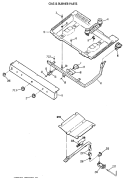 GAS & BURNER PARTS Diagram and Parts List for JGBS07EV2WW  General Electric Range