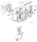 Section Diagram and Parts List for KX918DSE1  Hotpoint Air Conditioner