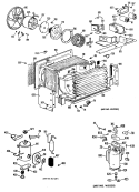 Section Diagram and Parts List for KQ806FSN1  Hotpoint Air Conditioner