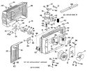 Section Diagram and Parts List for KT705FS4A  Hotpoint Air Conditioner