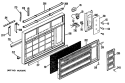 Section Diagram and Parts List for KF908FWP1  Hotpoint Air Conditioner